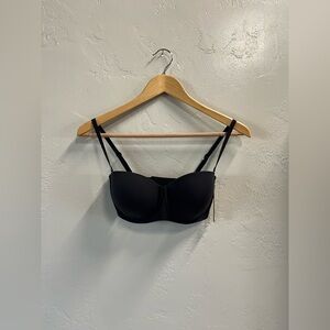 SKIMS Fits Everybody Strapless Bra 32C 32DD NWT Onyx Color